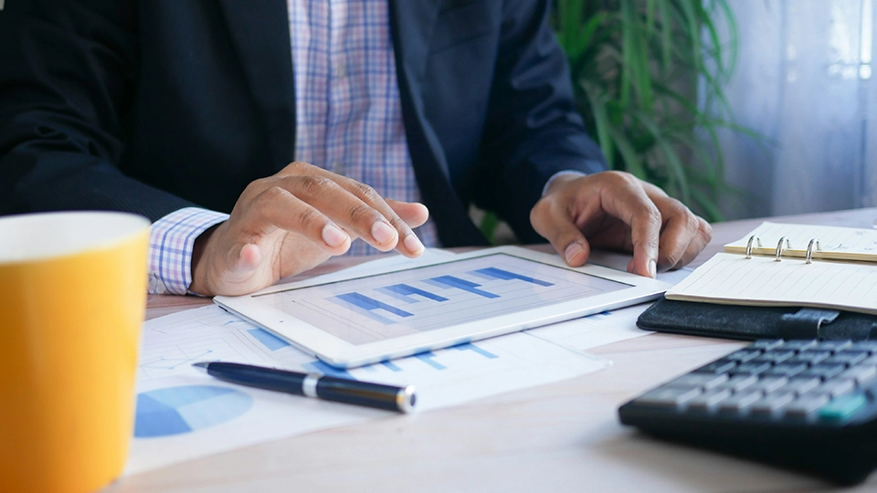 Financial forecasting graphs